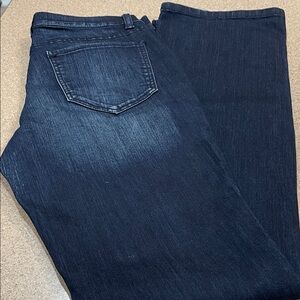 Women’s NY&C Low Rise BootCut size 6 Dark Blue Jeans